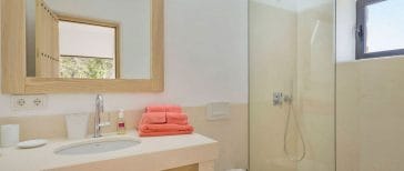 En-suite bathroom with walk-in shower