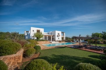 Ibiza's Finca Blakstad embedded in its garden