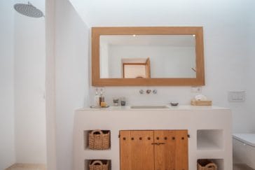 Bathroom sink cabinet in Blakstad style