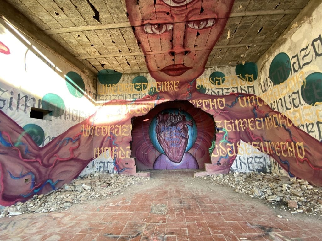 The abandoned Festival Club Ibiza History meets art and graffiti